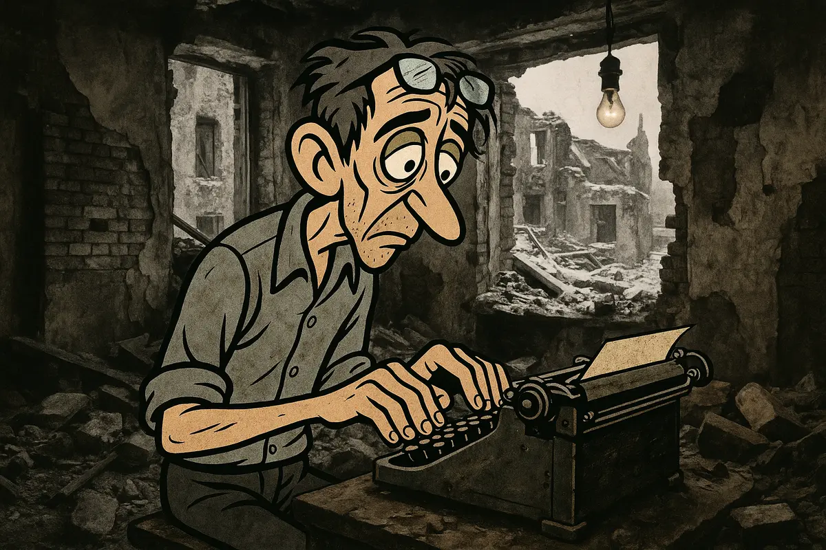 Morse building the research department from ruins
