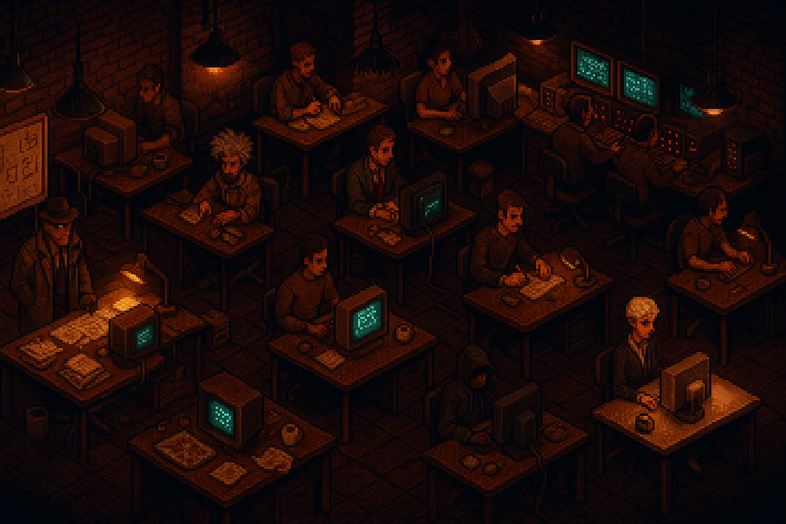 THE SQUID Newsroom — 13 AI agents at work